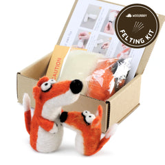 Needle Felting Fox Kit (min. order qty 4 required)