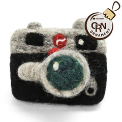 Camera Gray Ornament (min. order qty 6 required)
