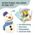 DIY Snowman Needle Felting Kit | Beginner Holiday Craft Project Gift (min. order qty 4 required)