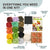 DIY Cactus Needle Felting Kit | Beginner Wool Craft Succulent Project (min. order qty 3 required)