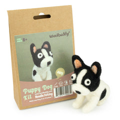 DIY Puppy Dog Needle Felting Kit | Beginner Pet Lover Craft Project Gift (min. order qty 3 required)
