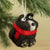 Holiday Bear Ornament | Classic Plush Christmas Tree Decoration (min. order qty 6 required)