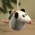 Handmade Wool Felt Opossum & Baby Ornament – Cute Woodland Animal Christmas Tree Decor