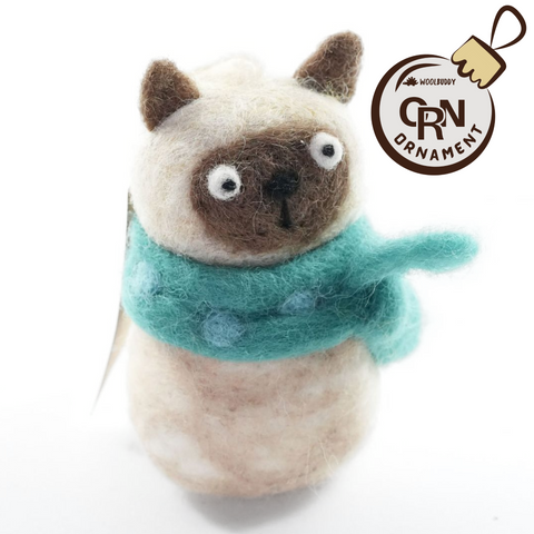 Siamese Cat Ornament (min. order qty 6 required)
