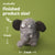 DIY Elephant Needle Felting Kit | Safari Wildlife Craft Gift (min. order qty 6 required)