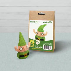 Elf Needle Felting Kit – Wool Fiber DIY Christmas Craft Project (min. order qty 6 required)