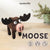 DIY Moose Needle Felting Kit | Beginner Woodland Animal Craft Gift (min. order qty 6 required)