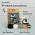 DIY Penguin Needle Felting Kit | Winter Animal Craft Project Gift (min. order qty 4 required)