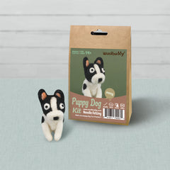 DIY Puppy Dog Needle Felting Kit | Beginner Pet Lover Craft Project Gift (min. order qty 3 required)