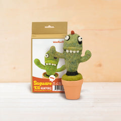 Needle Felting Saguaro Kit – DIY Wool Cactus Craft Set for Beginners (min. order qty 3 required)
