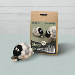 DIY Sheep Needle Felting Kit | Beginner Farm Animal Craft Project (min. order qty 6 required)