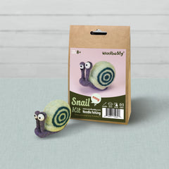 Preorder Beginner Snail Needle Felting Kit – DIY Craft Gift