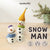 DIY Snowman Needle Felting Kit | Beginner Holiday Craft Project Gift (min. order qty 4 required)