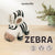 DIY Zebra Needle Felting Kit | Beginner Safari Animal Craft Gift (min. order qty 6 required)