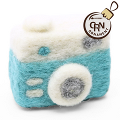 Camera Blue ornament (min. order qty 6 required)