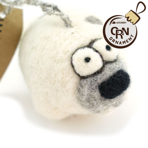 White Seal Ornament (min. order qty 6 required)