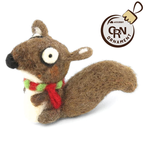 Squirrel ornament (min.order qty 6 required)