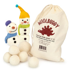 Soft Wool Felt Balls – Natural Handmade Craft Supplies (min. qty order 3 required)