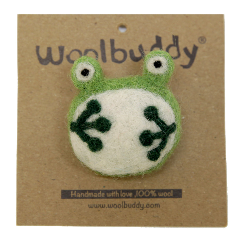 Woolbuddy Ornament: Frog