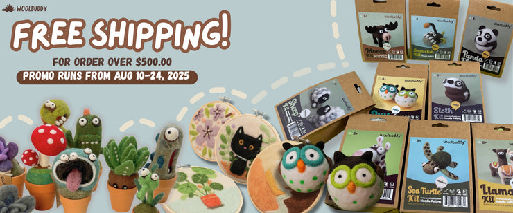 Woolbuddy Needle Felting Kits